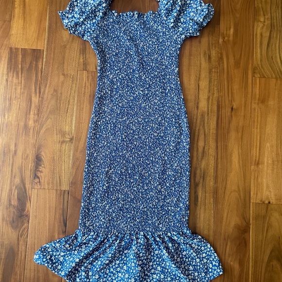 PRETTYGARDEN Bodycon Midi Dresses, Floral Mermaid Maternity Dress - Picture 1 of 1